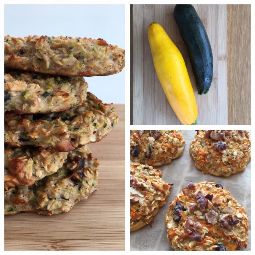 Ovesné cookie s cuketou nebo mrkví