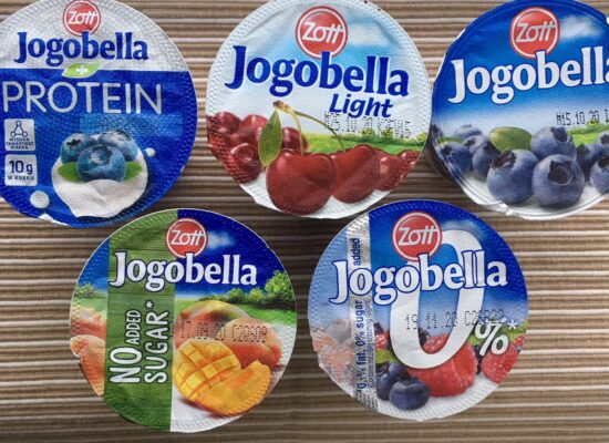 Test ovocných jogurtů Jogobella
