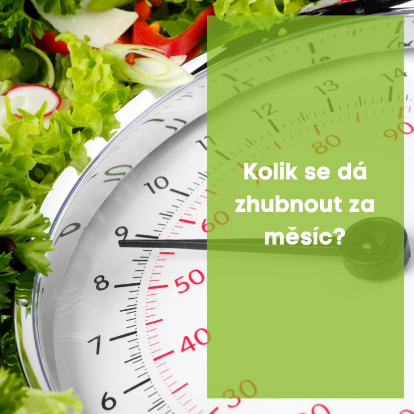 Kolik se dá zhubnout za měsíc?