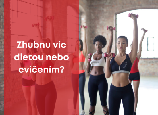 Zhubnu víc dietou nebo cvičením?