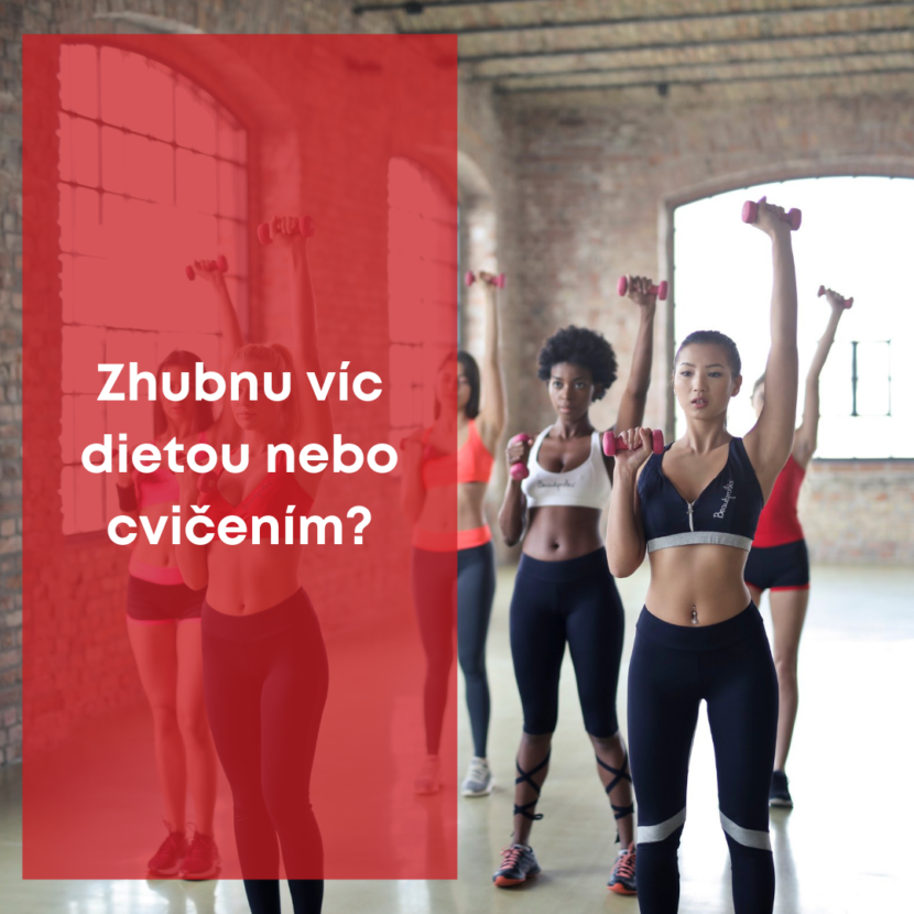 Zhubnu víc dietou nebo cvičením?