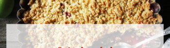 Jak si upéci odlehčený ovocný crumble?