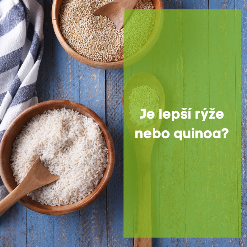 Je lepší rýže nebo quinoa ?