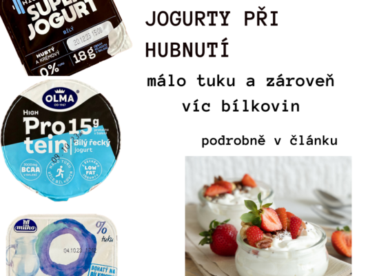 Nejlepší bílé jogurty při hubnutí